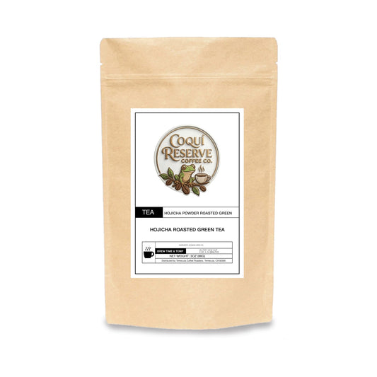 Hojicha Roasted Green Tea Powder - Toasted & Nutty - Low Caffeine